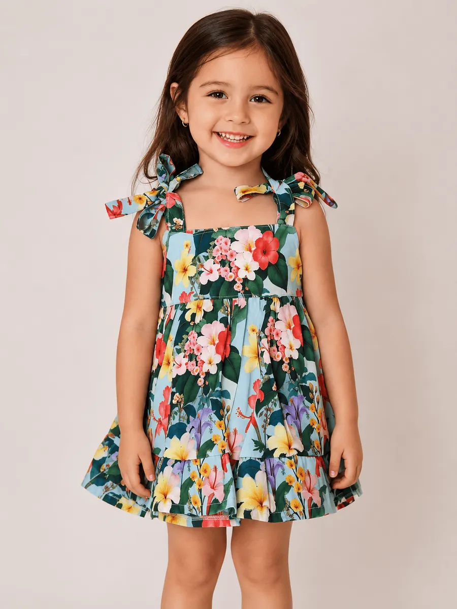 Vestido Infantil Aurora Floral